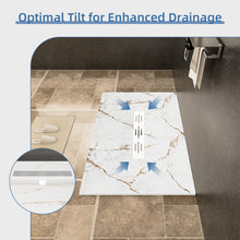 Curbless Shower Pan Center Drain