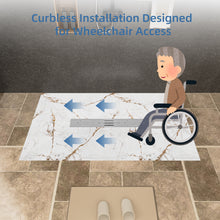 Curbless Shower Pan Center Drain