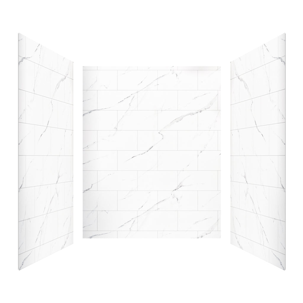SMC Medium Tile Shower Walls with Matte Finish