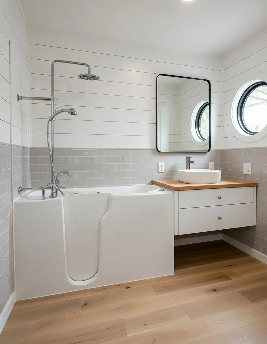 Low 2 inch Step Walk-In Tub 30" x 51" x 36"