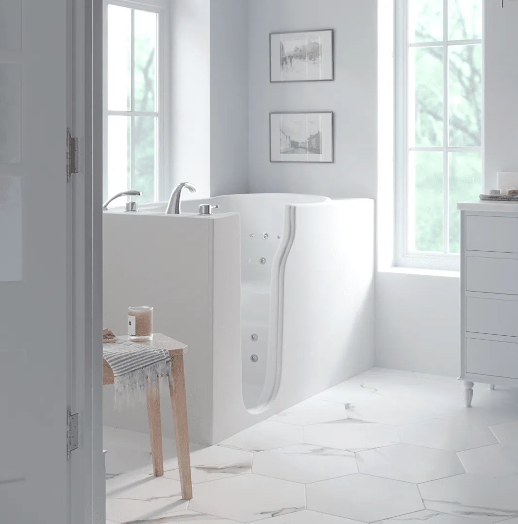 Low 2 inch Step 26" Walk-In Tub 26" x 51" x 36"