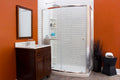 Acrylic Shower Wall with White Trendz Systems 60" x 36" x 96" with Black or Silver Grout Lines