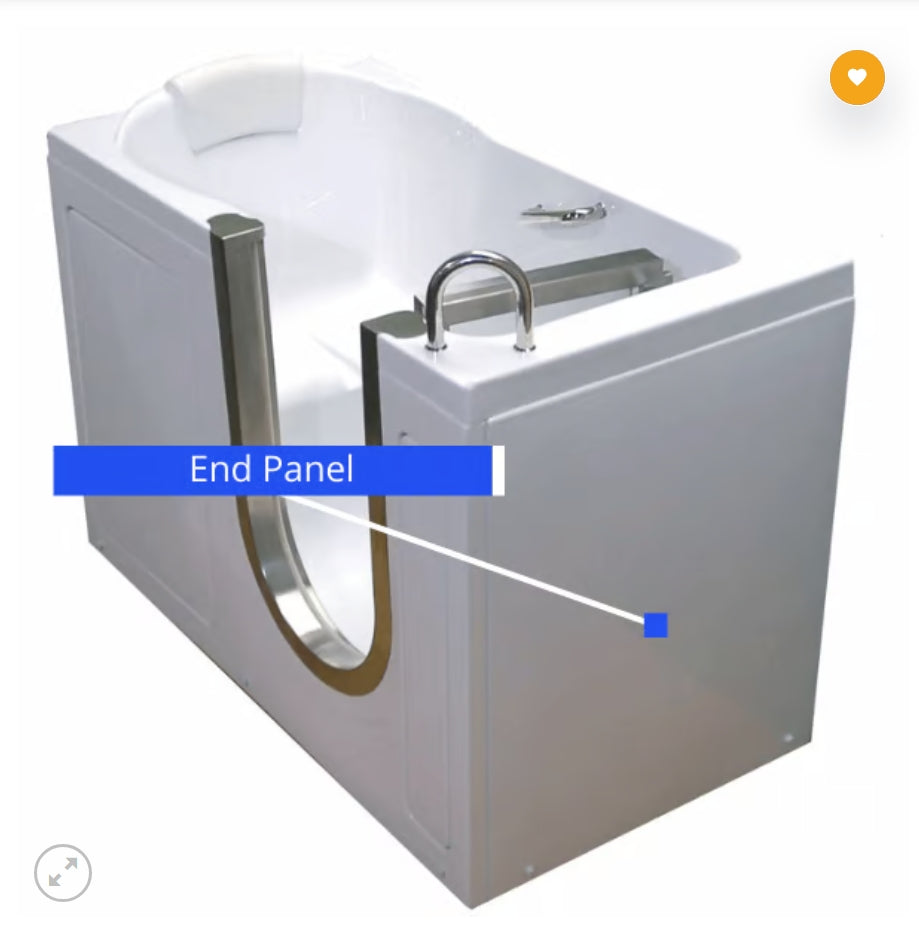 End Panel for Walk in Tub