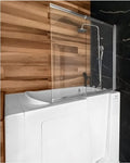 Walk in Tub Shower Slide and Fold Door