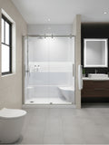 Shower Bases with Integrated Seat 60" x 32"
