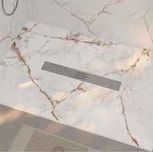 Curbless Shower Pan Center Drain