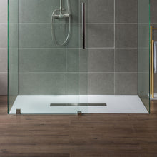 Curbless Shower Pan Center Drain
