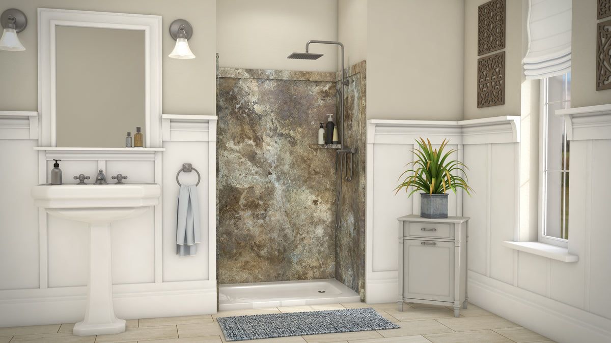 PVC Shower Systems 60" x 36" x 96"